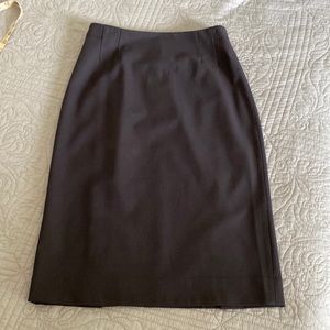 MM La Fleur Wool Pencil Skirt